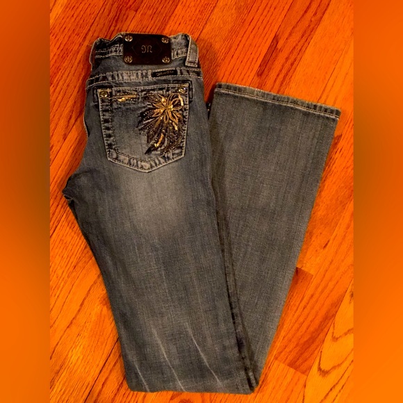 Miss Me Style No: JP563632 Boot Cut Embellished Rodeo Ready  Size 28 - Picture 2 of 7